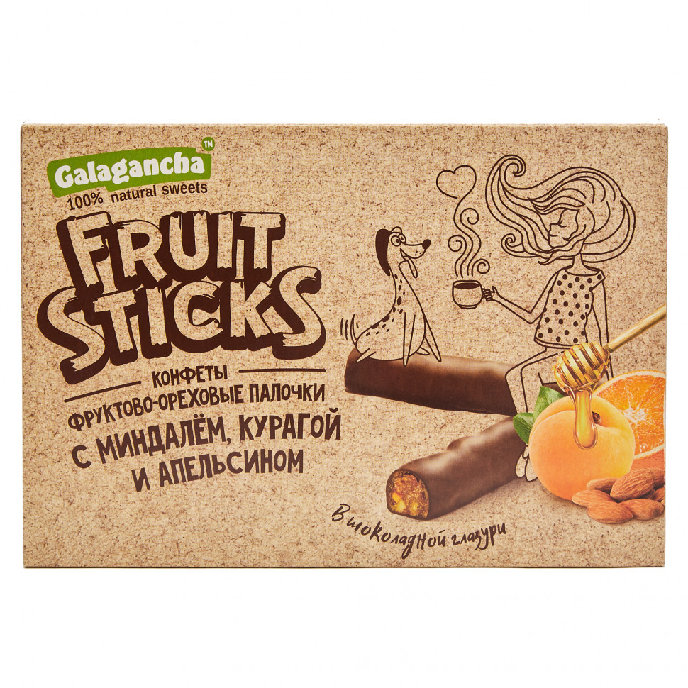  Берестов КРАФТ Fruit Stiсks с курагой и миндалем, 175г   в Черногорске