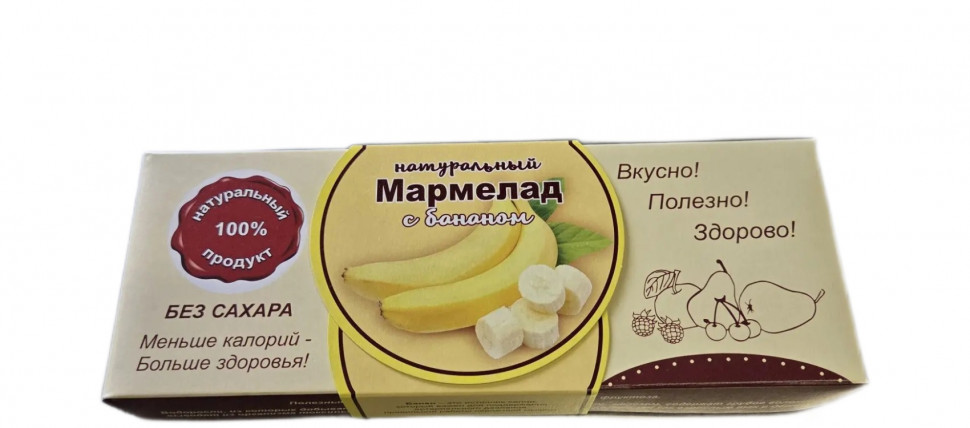  Мармелад натуральный "Банан" 140г  в Черногорске