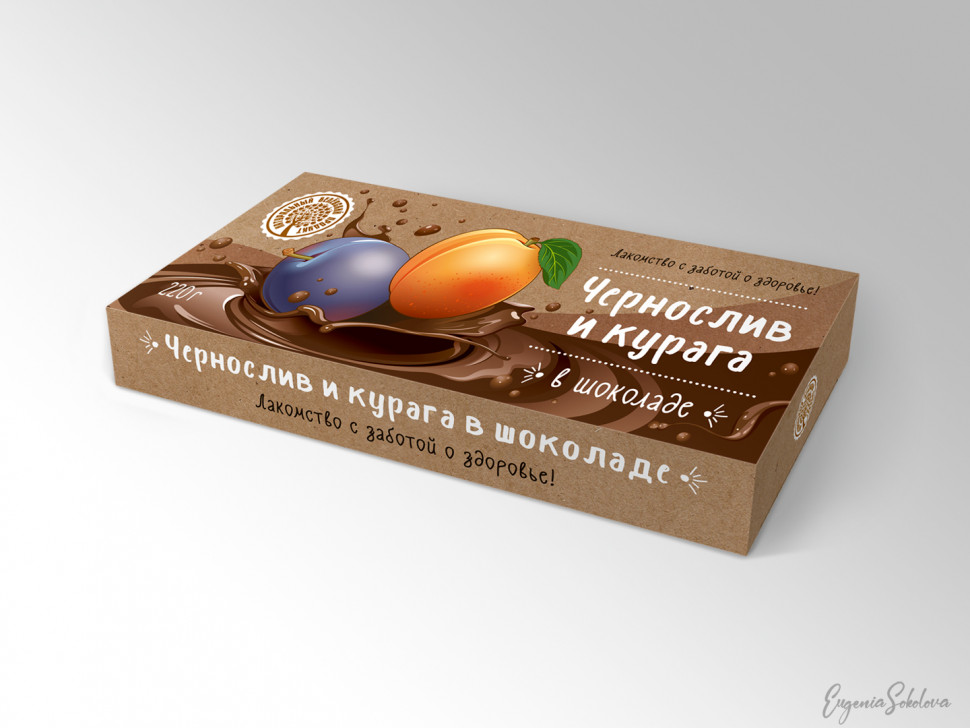  Чернослив и курага в шоколаде, 220г в Черногорске