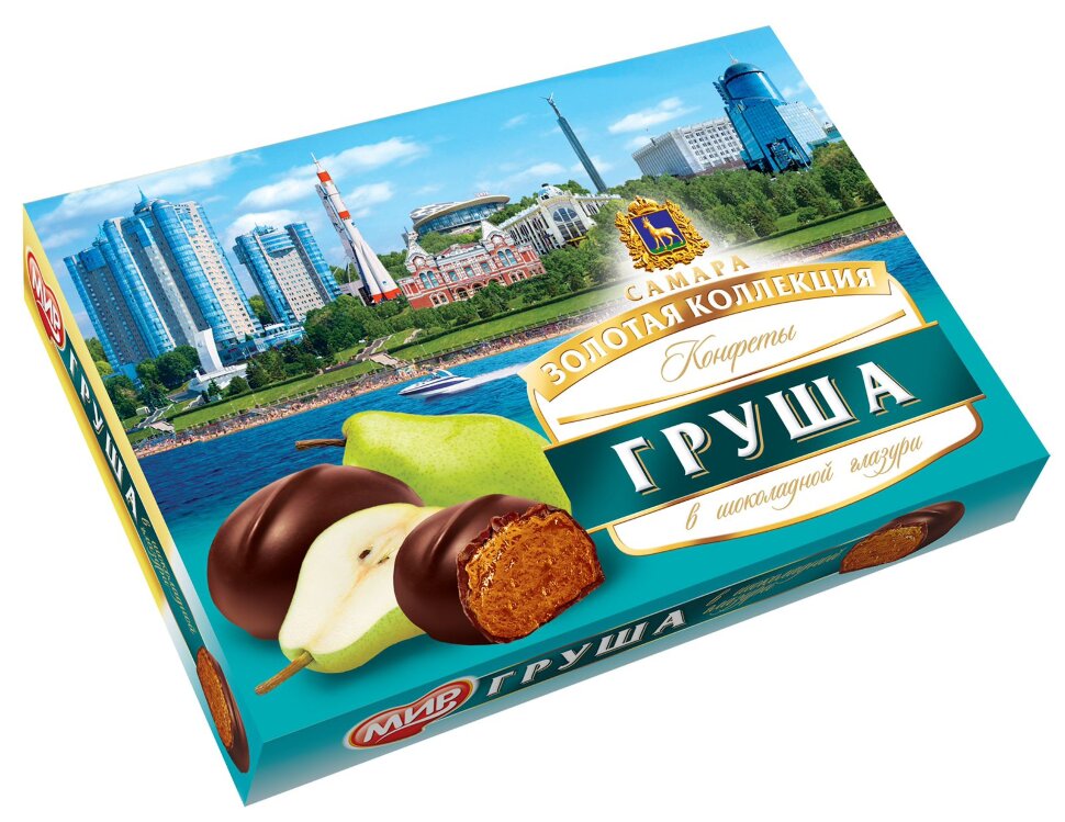  КФ МИР Груша в шоколадной глазури 160г  в Черногорске