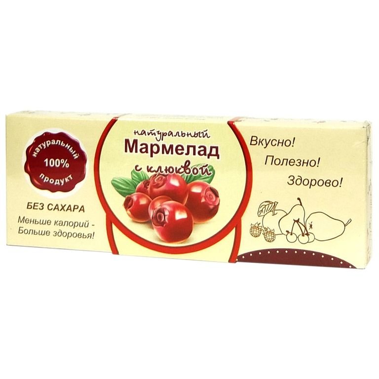  Мармелад натуральный "Клюква" 140г в Черногорске