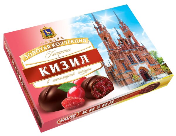 №2 КФ МИР Кизил в шоколадной глазури 160г в Черногорске