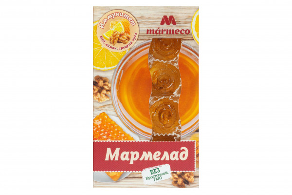 №2 Мармелад "Иммунитет"  Мёд, лимон, грецкий орех, 180г  в Черногорске